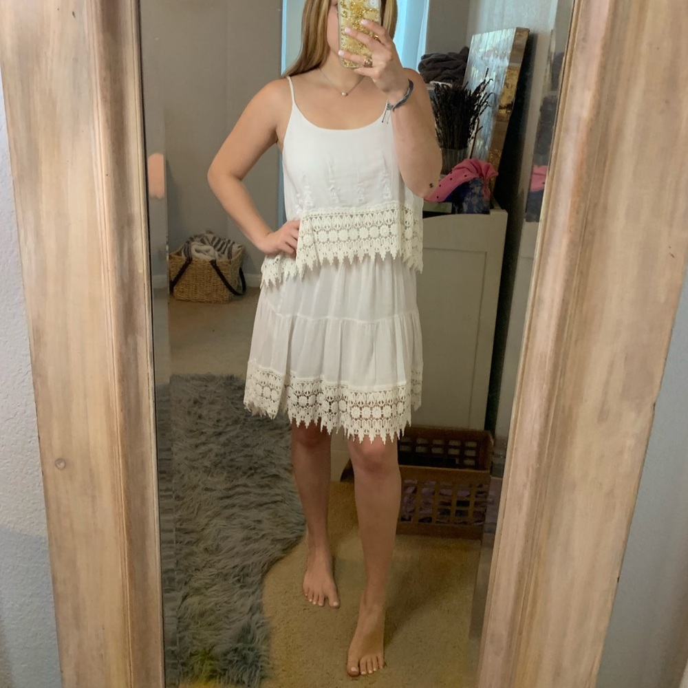 Altar’d State Double Layer Embroidered Dress